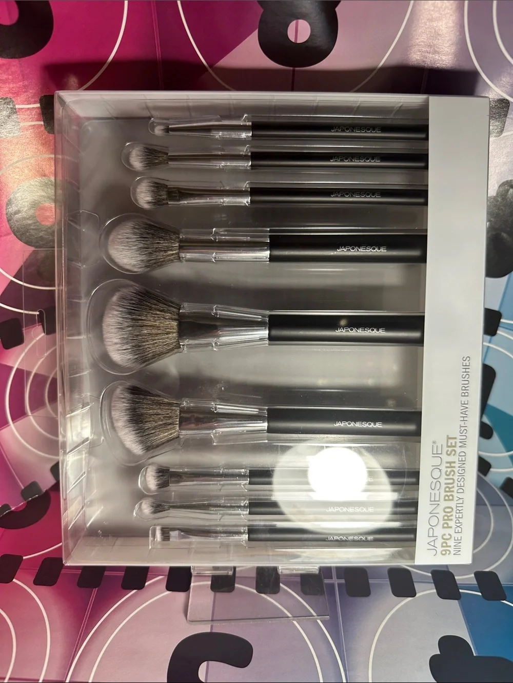 ⚡️Japonesque 9pc Pro Brush Set - Black Handles